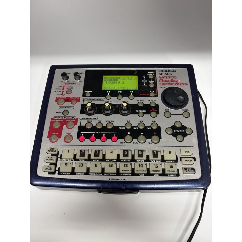 BOSS SP-505 Groove Sampling Workstation Sampler Roland 16MB Card **READ**